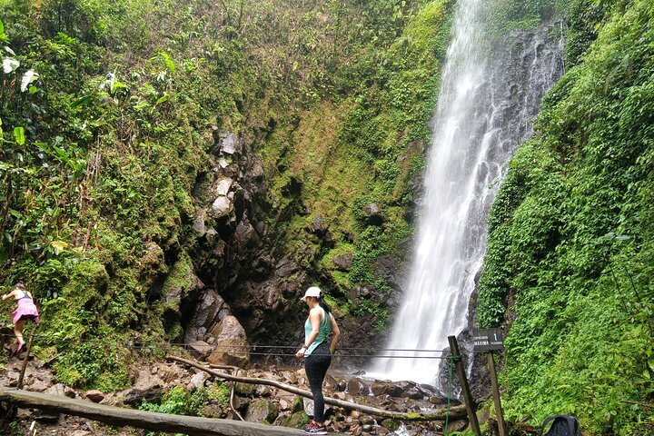 El Tigre waterfalls hike with Johnny loves nature Monteverde